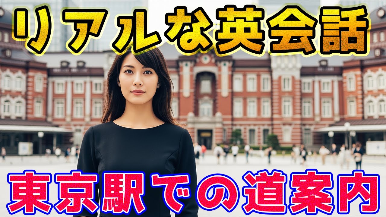 【インバウンド英会話】東京駅での道案内、英語でスマートに！