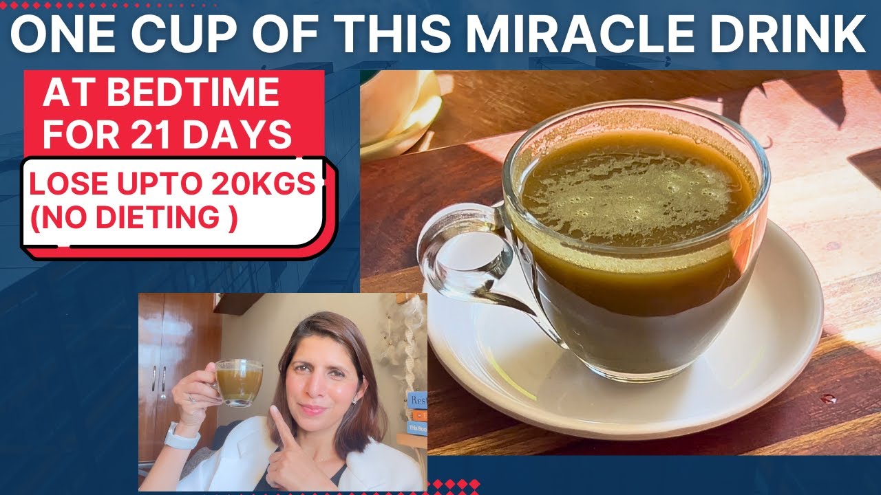 Drink This Before Bed for 21 Days | Lose 20kg this Season! No Dieting) | April Weight Loss Challenge