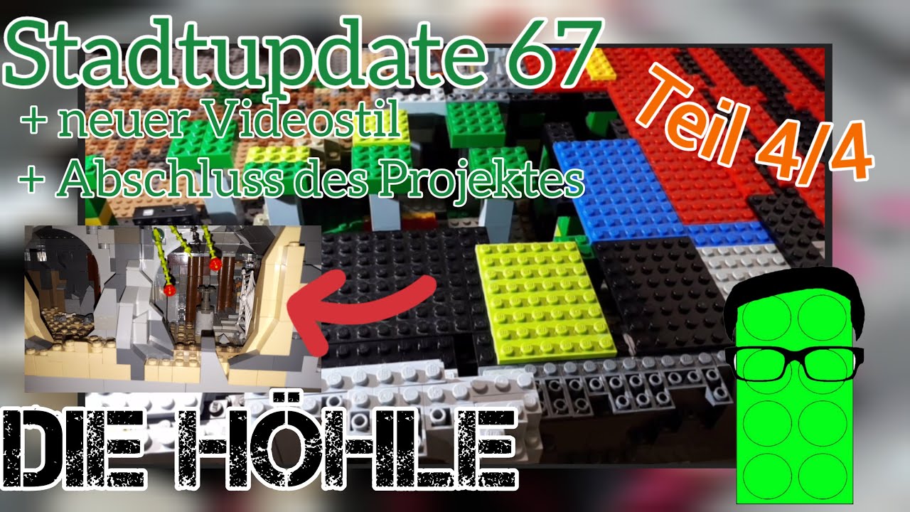 LEGO Stadtupdate #67 | Bau einer Legostadt Teil 68 - DIE H&Ouml;HLE ist FERTIG!