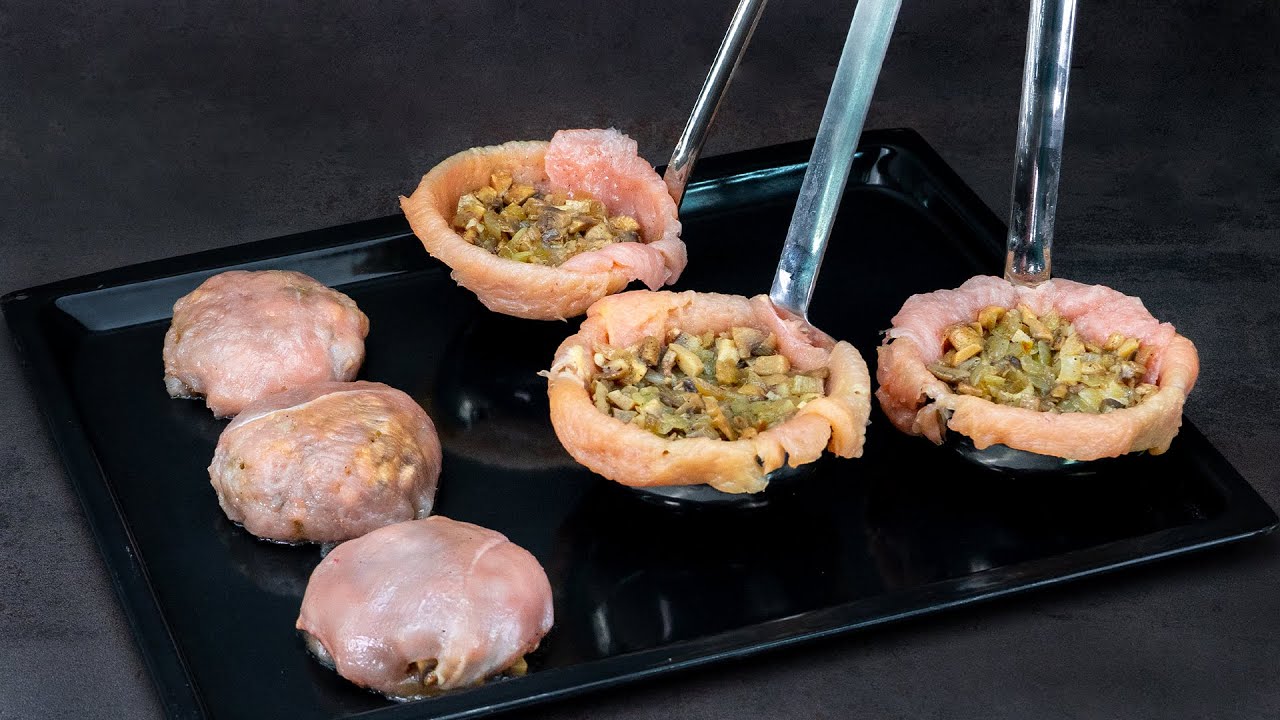 Готовлю куриную грудку с помощью половника. Ничего вкуснее, не пробовала!