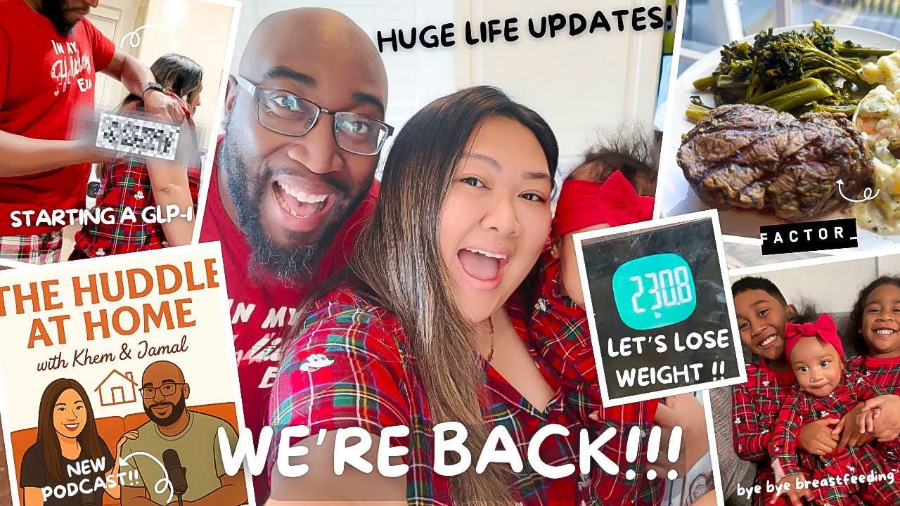 WE’RE BACK!!!! Huge life updates, starting a GLP-1, weight loss journey after PP + NEW PODCAST!!! 