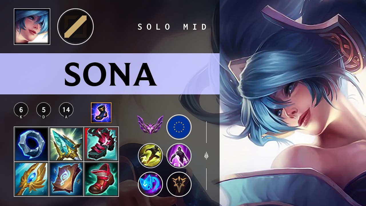 Sona Mid vs Vladimir - EUW Master Patch 26.05