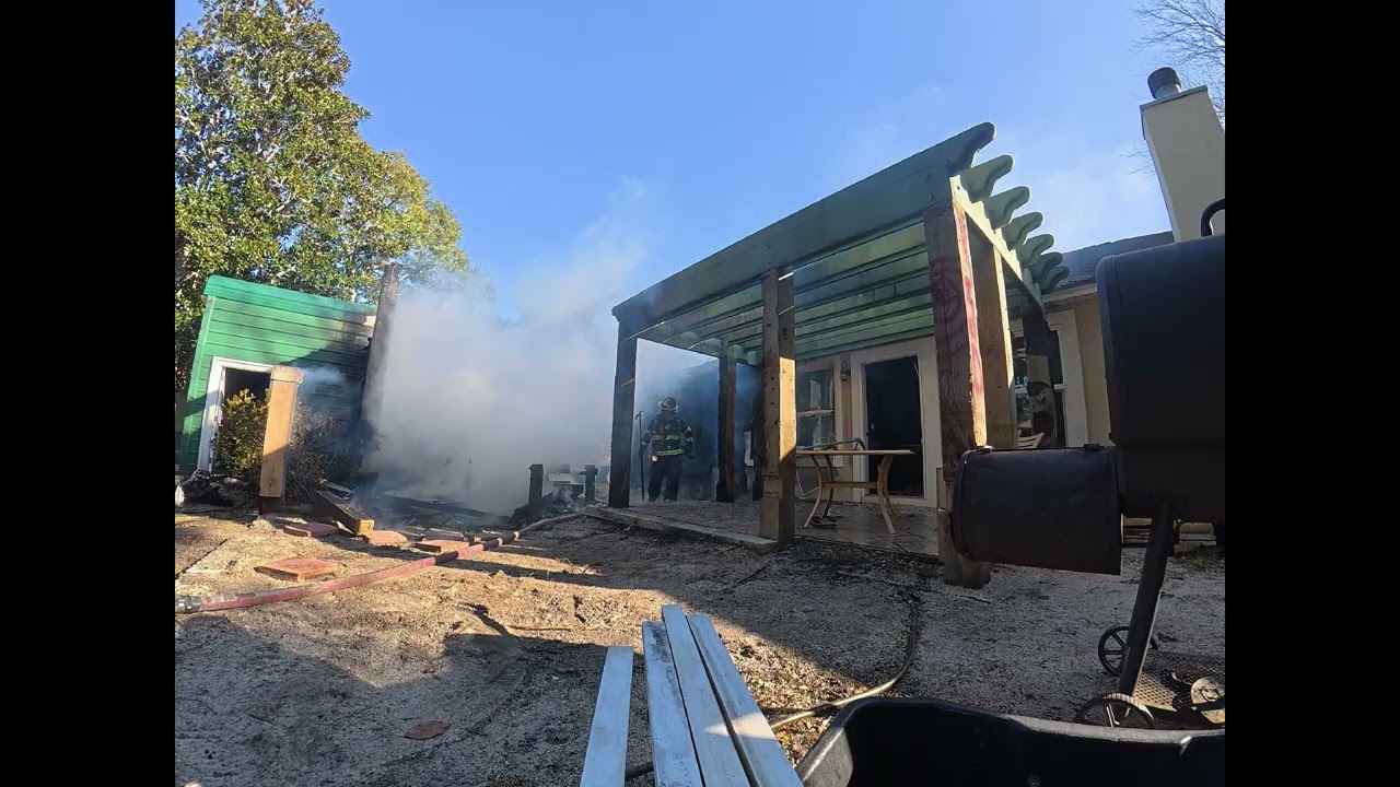 1-31-2026, Mossy Oaks Ct. House Fire in Holley-Navarre, Fl.