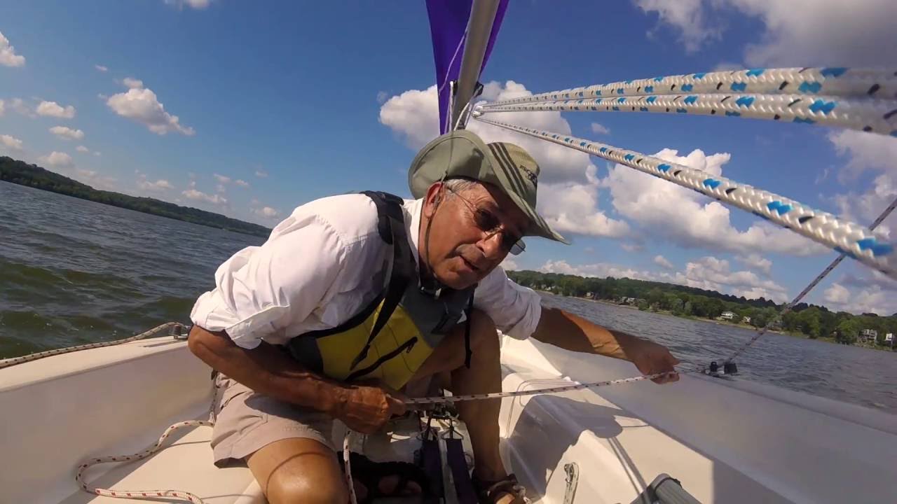 Sailing a Boat , Catalina 14.2