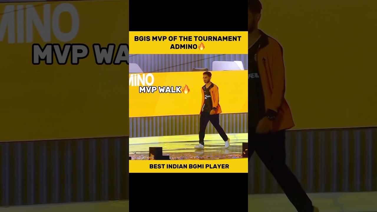 Bgis 2025 MVP - ADMINO 🔥 #bgis2025 #bgmi #jonathangaming #admino #godlike #shorts #shortvideo