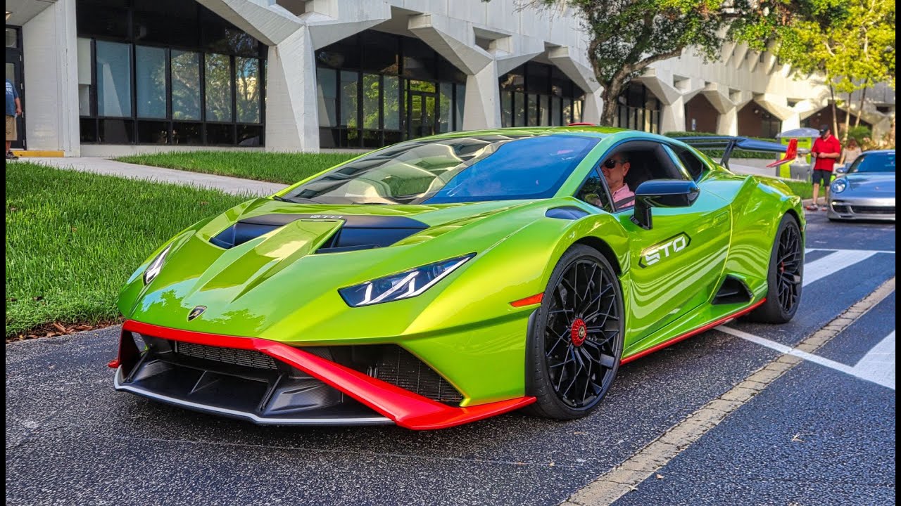 SUPERCAR TAKEOVER! Non-Stop Lamborghini, Ferrari, McLaren Arrivals at Cars & Coffee Palm Beach