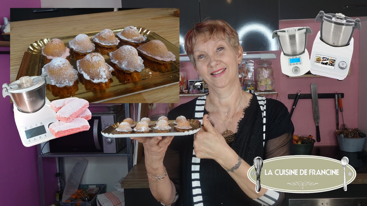 MADELEINE AU BISCUIT ROSE DE REIMS AVEC LE COMPACT COOK PLATINUM PRO OU ELITE