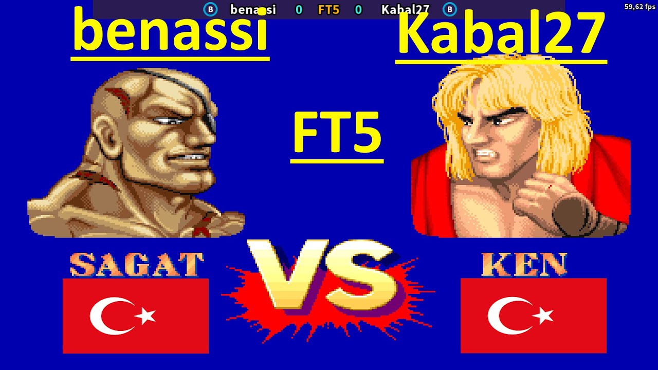 Street Fighter II': Champion Edition - benassi  vs Kabal27  - FT5 - 1080P/60FPS  - 02.12.2024