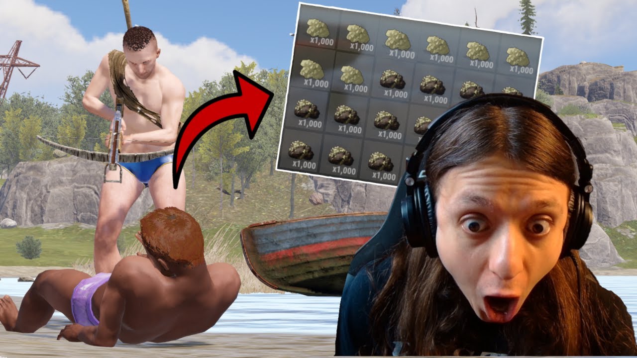 this naked started the FASTEST snowball in rust...
