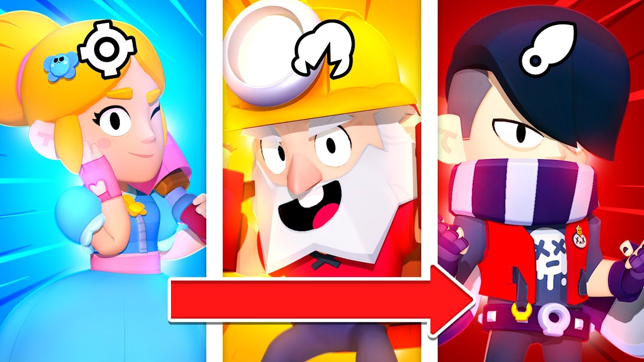 GAGNER AVEC CHAQUE CLASSE de BRAWL STARS ( plus jamais surge )