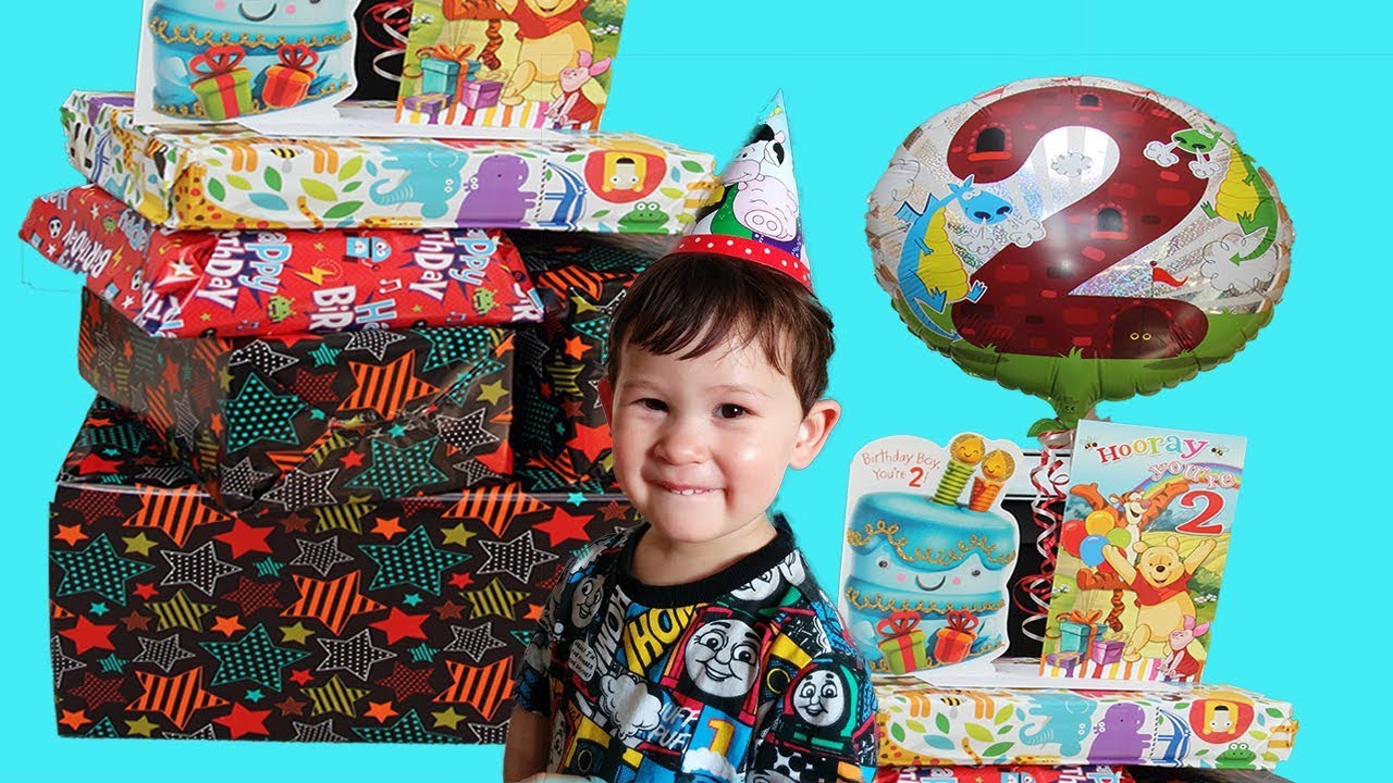 OPENING BIRTHDAY PRESENTS Lucas 2nd birthday best birthday presents! Boy presents