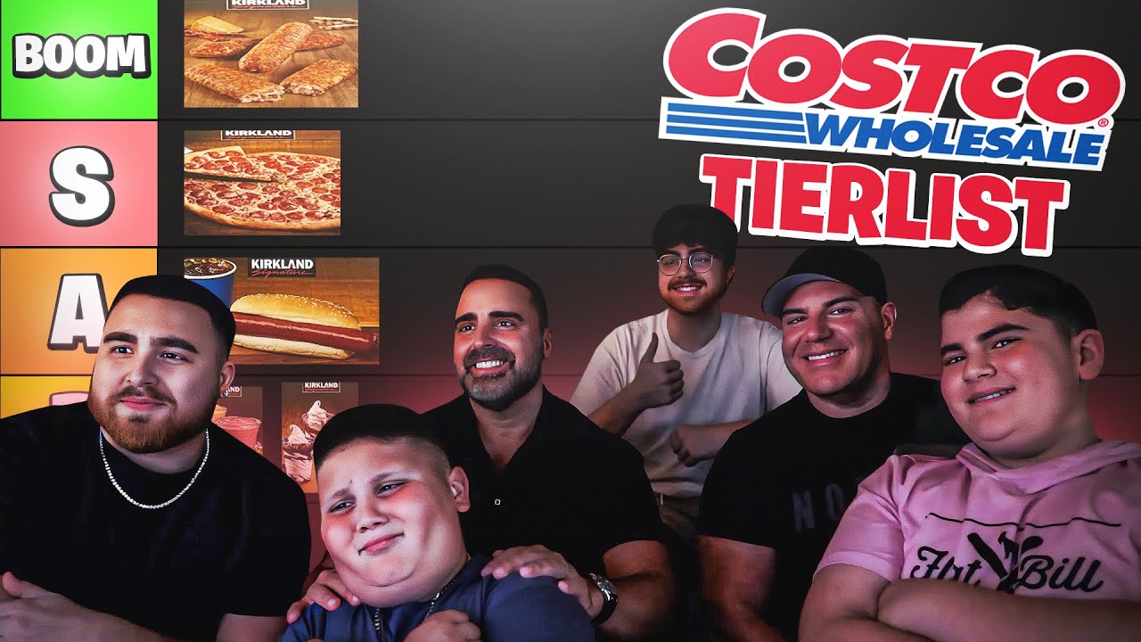 Список категорий продуктов питания Costco с парнями из Costco и Rizzler!