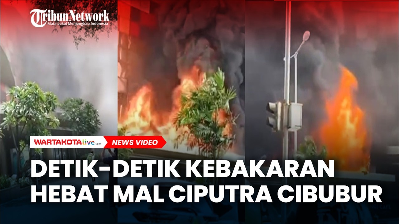 Detik-Detik Kebakaran Mal Ciputra Cibubur Dipicu Percikan Las Tanpa APAR