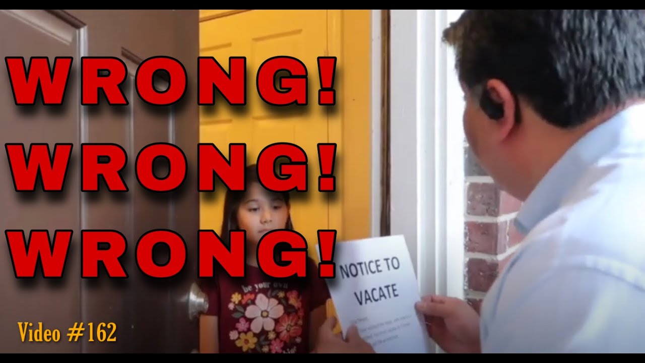 How you should NEVER Deliver an Eviction Notice