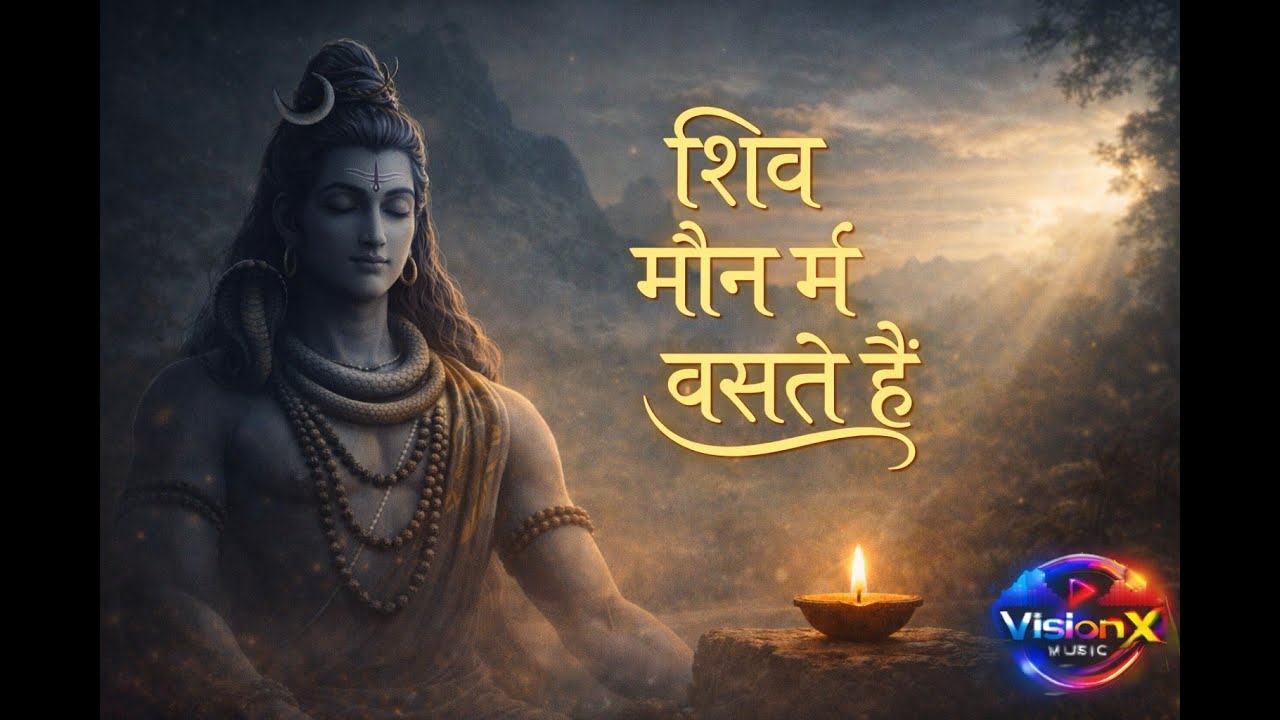 शिव मौन में बसते हैं | peaceful shiv bhajan | meditation shiva song | visionxmusic