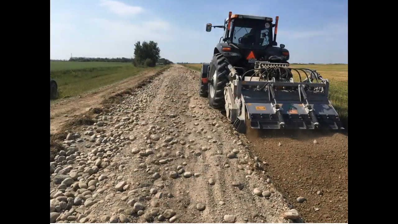 FAE Multitask MTM/HP-225 Road Stabilization Saskatchewan RM of Fertile Belt