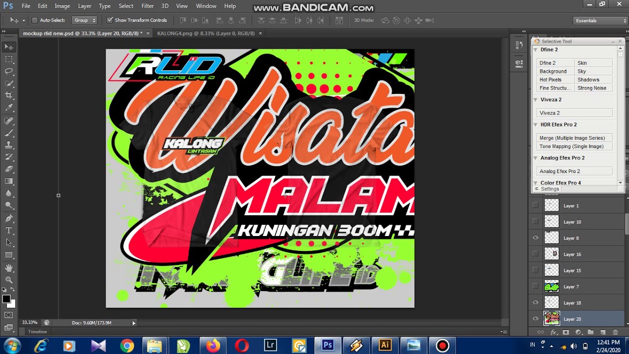 desain kaos racing