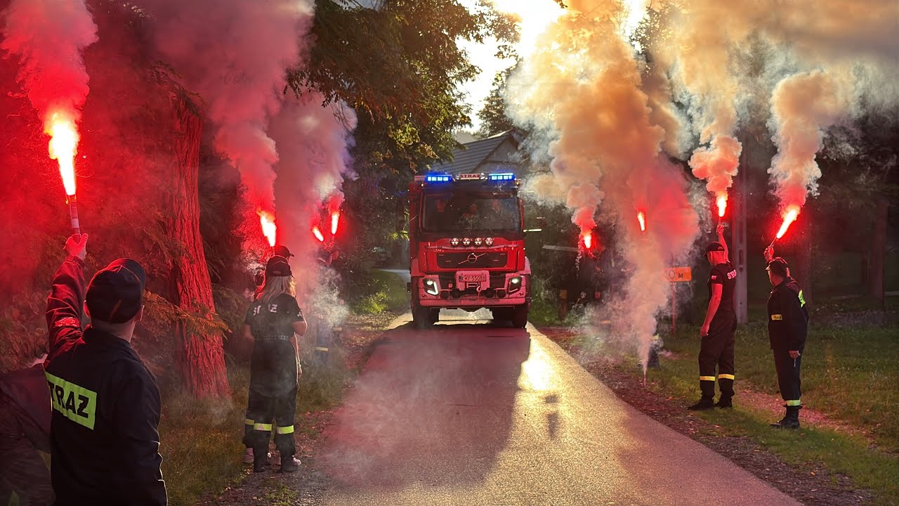 Powitanie nowego wozu strażackiego dla OSP Bysina - 31.07.2025