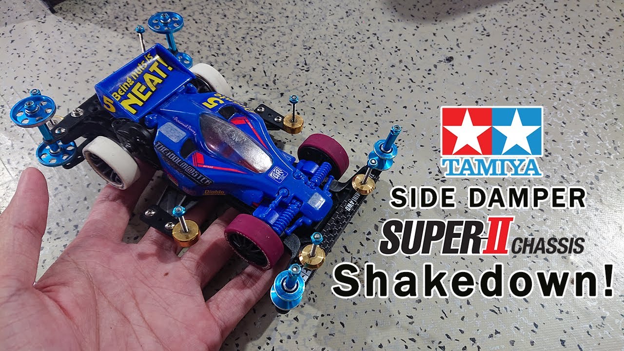 SUPER 2 SHAKEDOWN! | Side Damper | Tamiya Mini 4WD