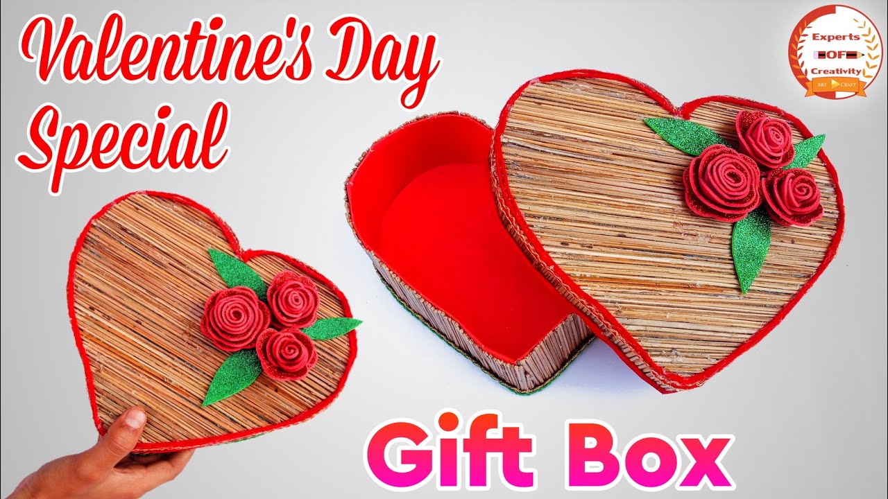 How to make a Heart❤️ Shape Box | Love Gift Box | Heart Gift Box for Valentine's Day |Gift Box Ideas