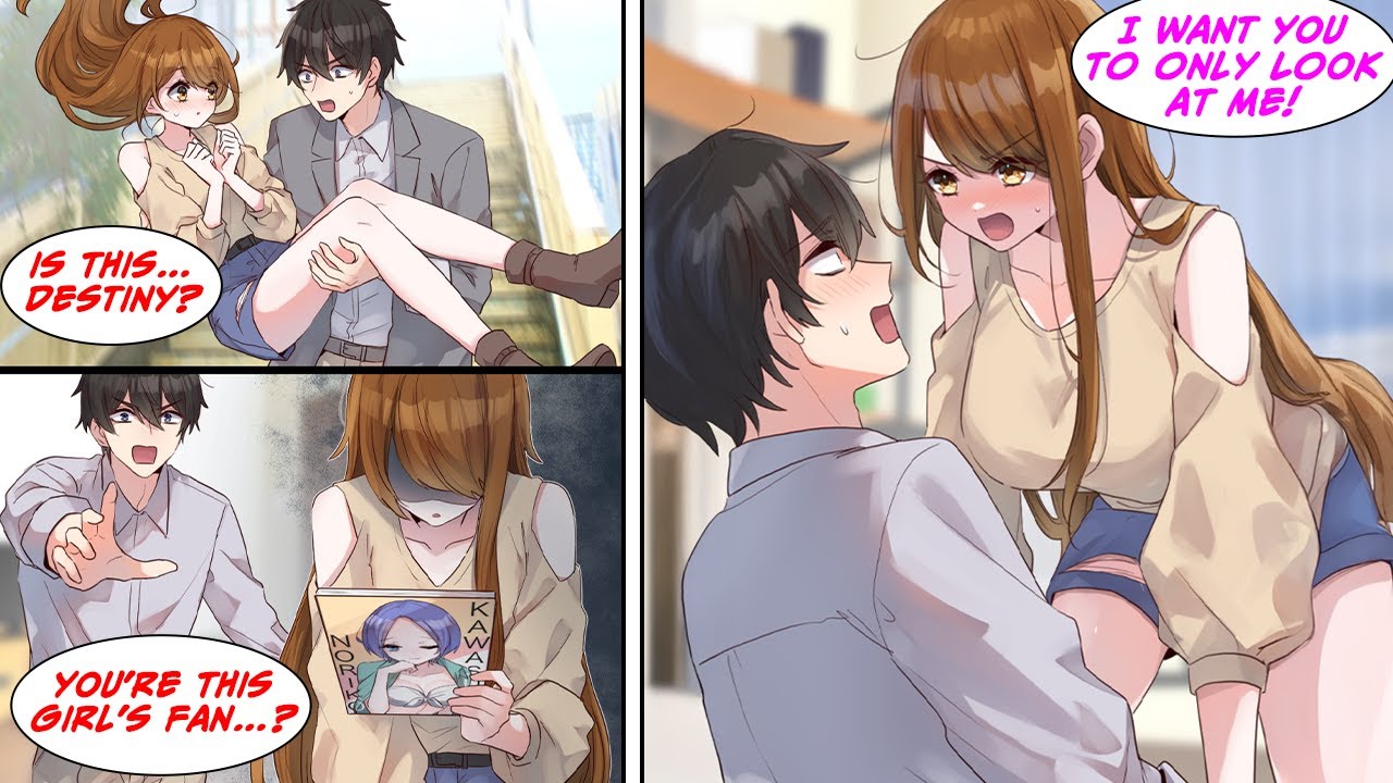 [Manga Dub] I became close to a model after saving her from falling, but when she comes over...