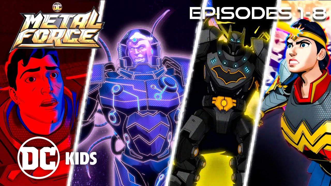 DC Metal Force ALL EPISODES Marathon! 🍿 📺 | #JusticeLeague #KidsCartoons @dckids