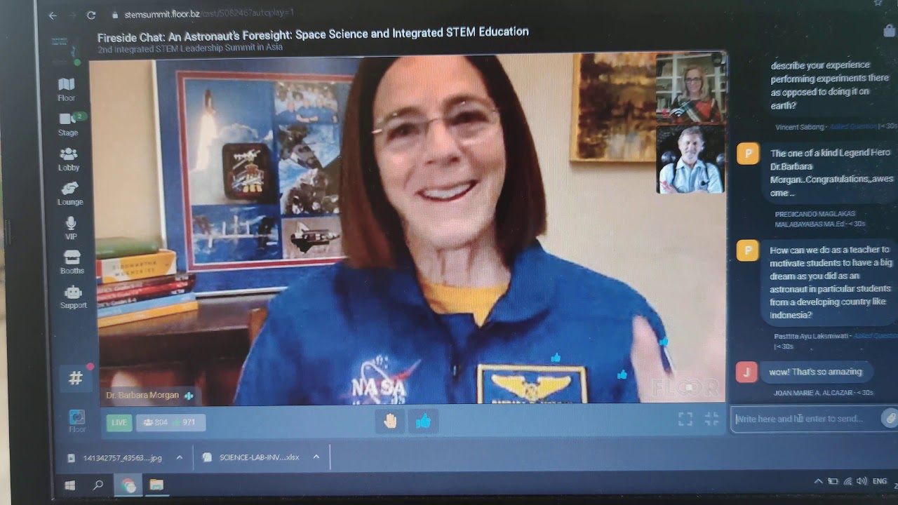 What is Earth as viewed by an astronaut in the Int'l Space Station (ISS)? -Dr Barbara Morgan