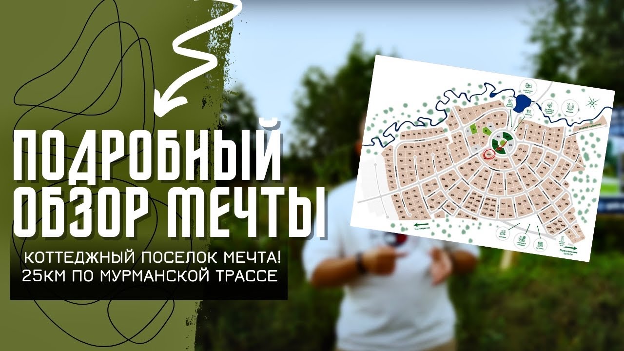 Обзор коттеджного поселка Мечта (Синицино)! 25км по Мурманской трассе! Ленинградская область!