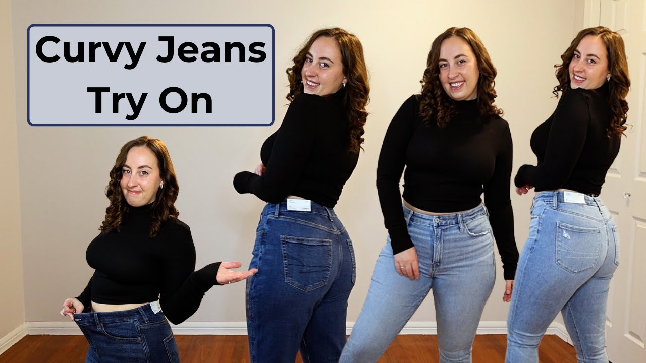 Curvy Jeans Try On Haul | American Eagle Curvy Jeans and Jeggings