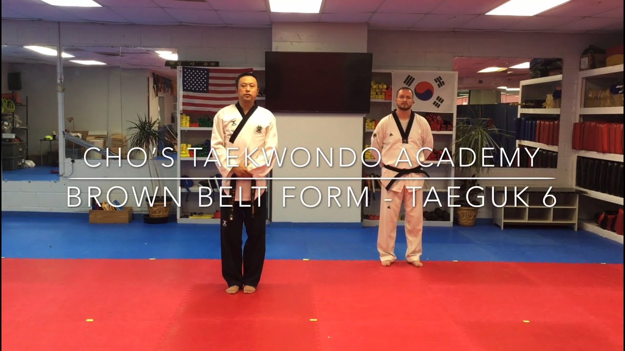 Cho's TKD Brown Belt Form - TaeGuk 6 by Master Paul Cho