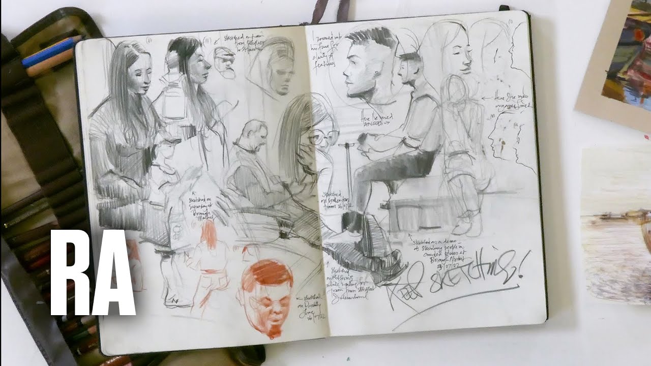 My Sketchbook | Adebanji’s people, landscapes and cows