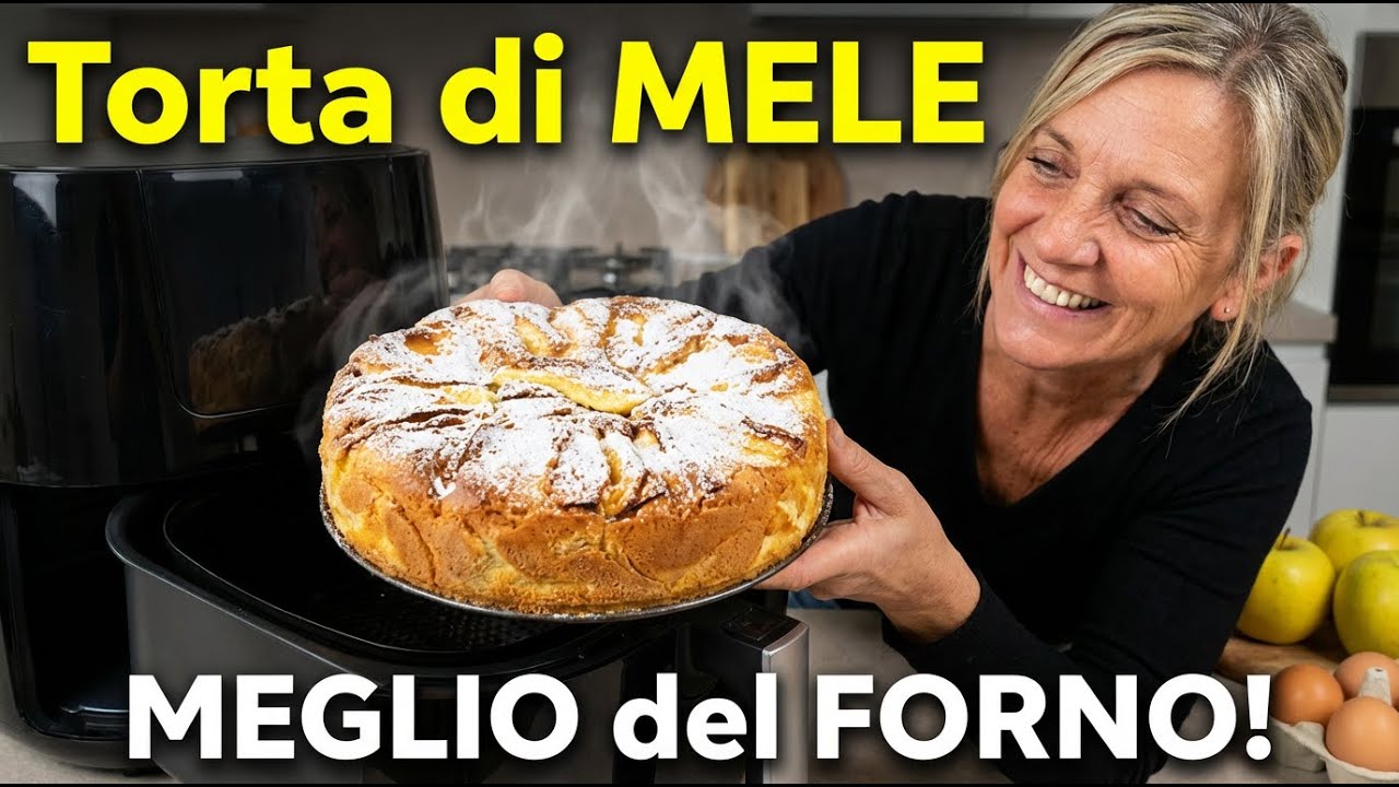 Torta di Mele in Friggitrice ad Aria: Il risultato vi lascerà a bocca aperta!