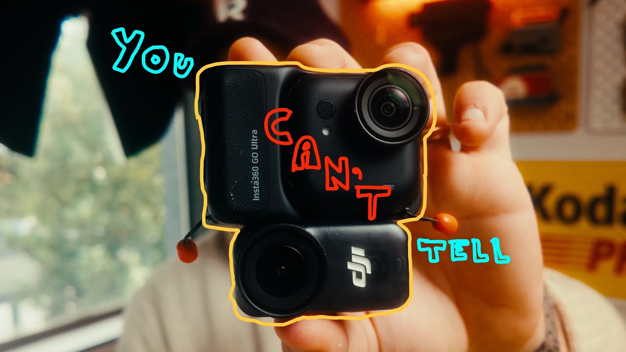 Я смешал кадры с DJI Nano и Insta360 Go Ultra… Угадайте, что из этого чего.