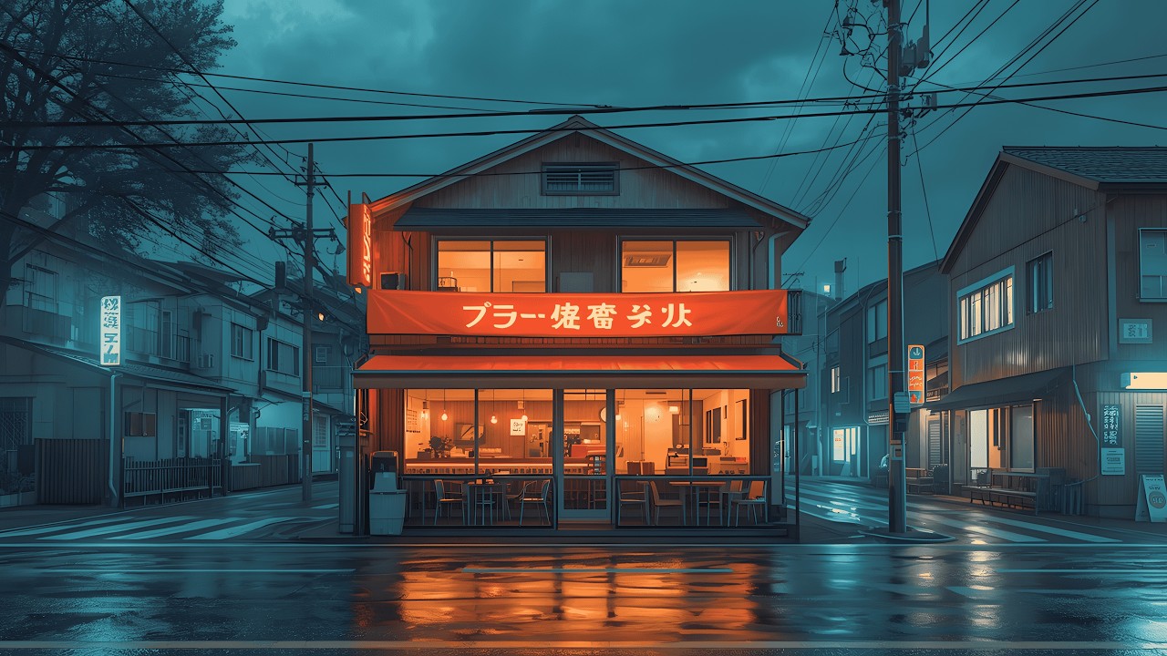 “You’re Studying While Thunder Rolls Far Away” ⛈️📚 | Deep Focus Lofi