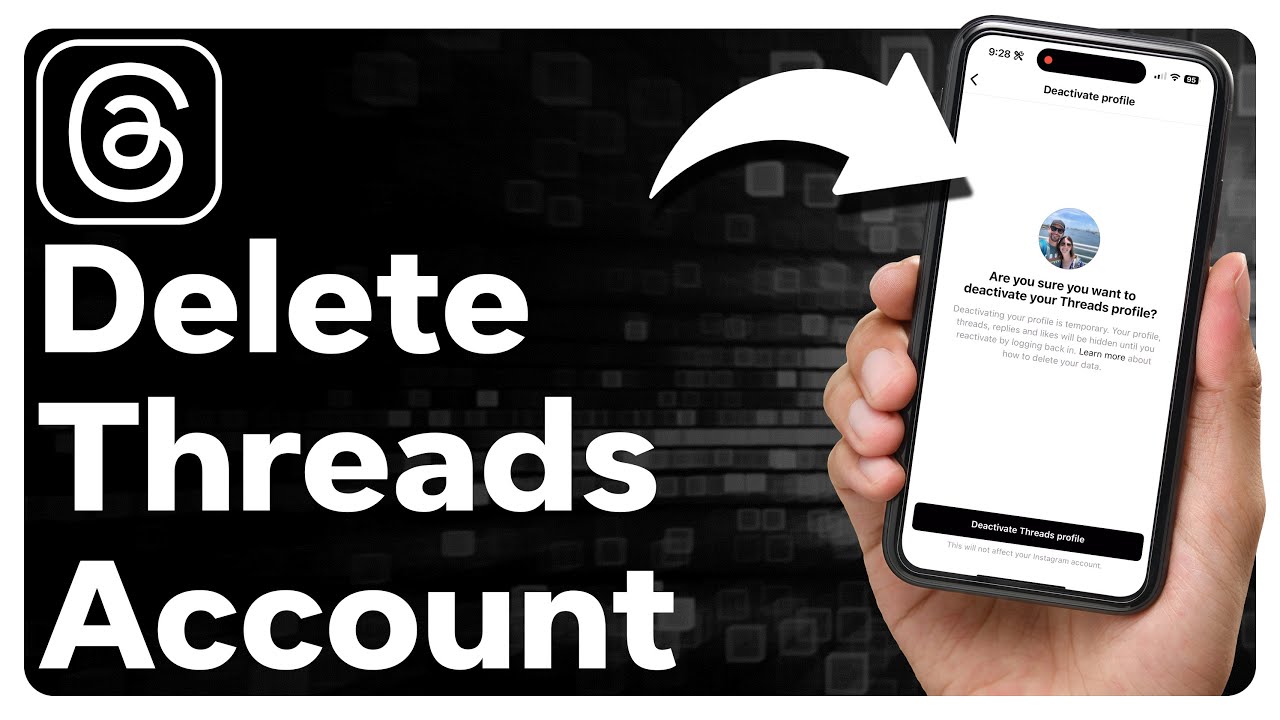 How To Delete Threads Account