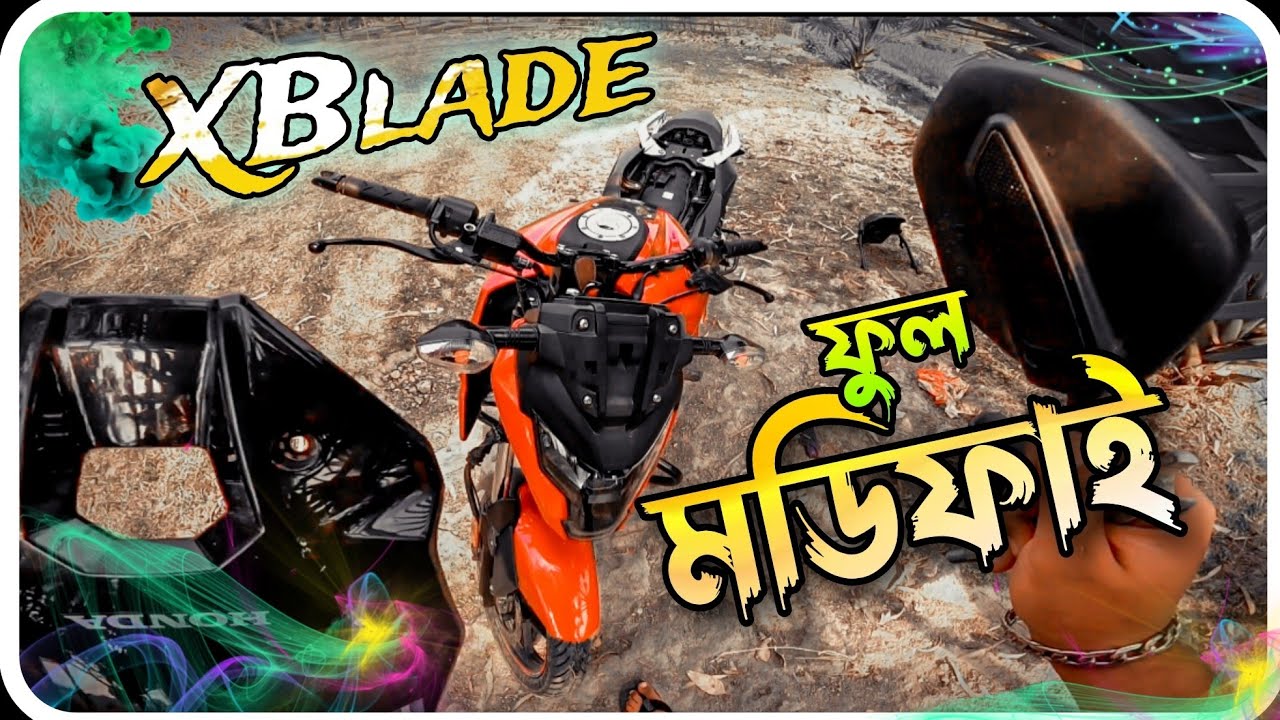 How to Modification Honda XBlade at Home? || Honda xblade Full modification || বিল্লাহ ভাউ