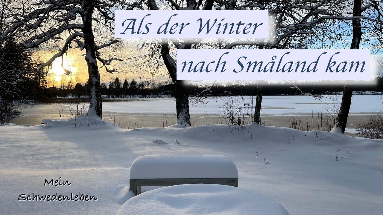 WINTEREINBRUCH IN SMÅLAND / SCHNEESTURM / Dezember 2021