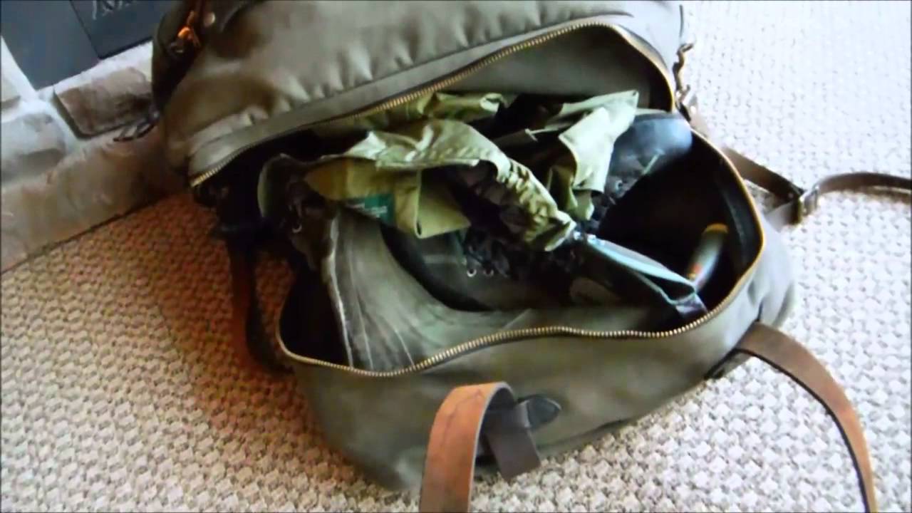 Filson Outfitter Bag #238 - Packing for fly fishing trip