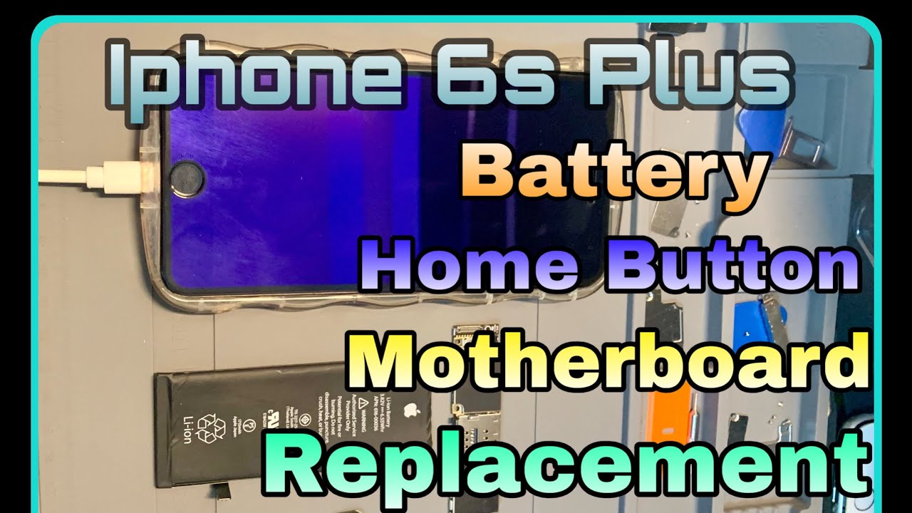 Dead Iphone 6s Plus - Battery, home button and motherboard replacement | #jdemzfixit done✅