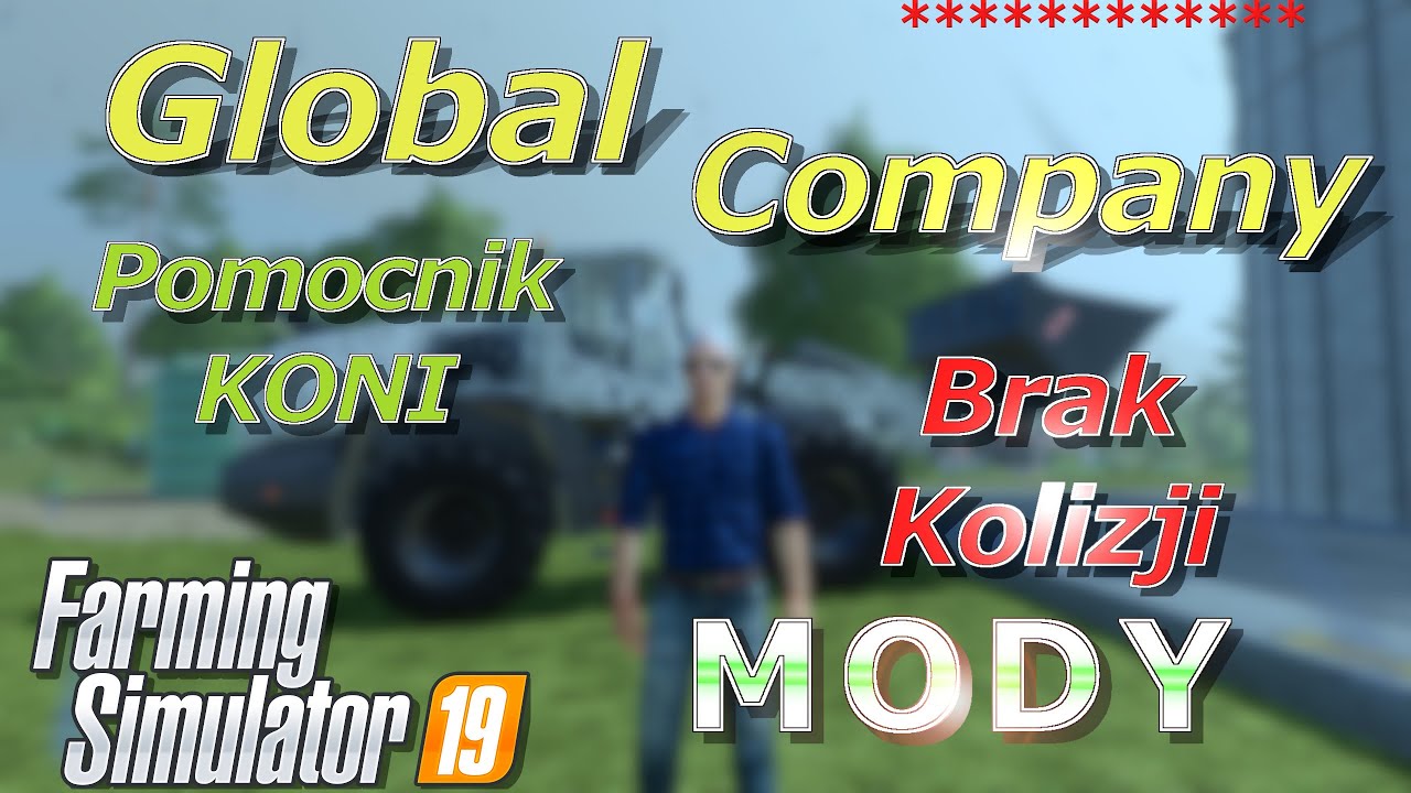 Global Company 🌍, pomocnik dla koni, brak kolizji Farming Simulator mody