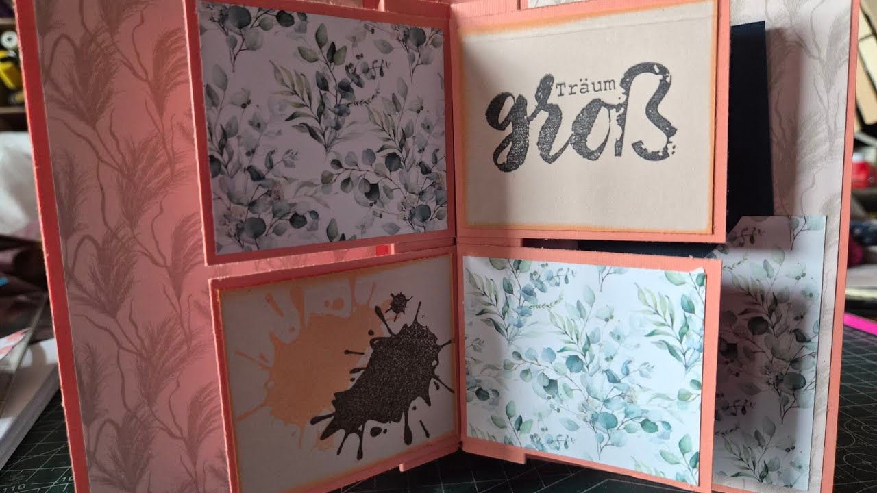 Popupkarte mit Einsteckmöglichkeit für Gutschein