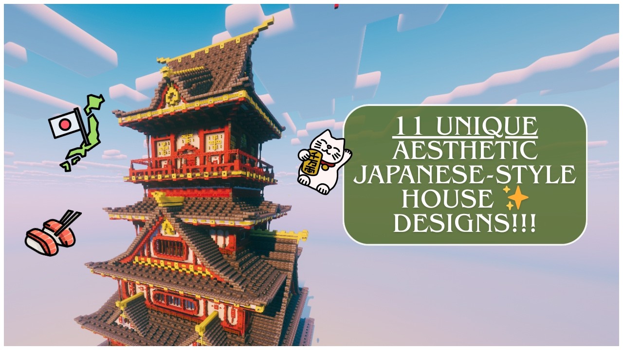 11 Unique Japanese-Style House ✨ Designs!!!