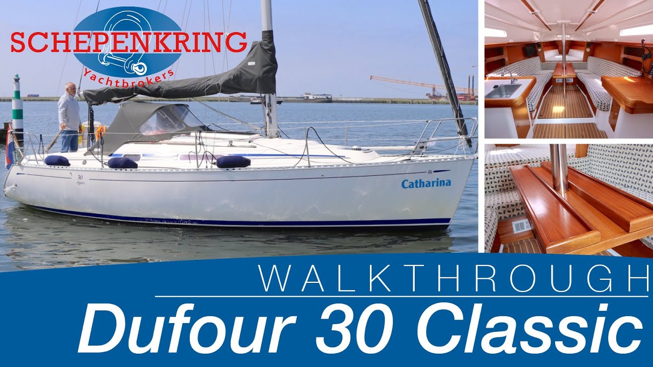 Dufour 30 Classic for sale | Yacht Walkthrough | @ Schepenkring Lelystad | 4K