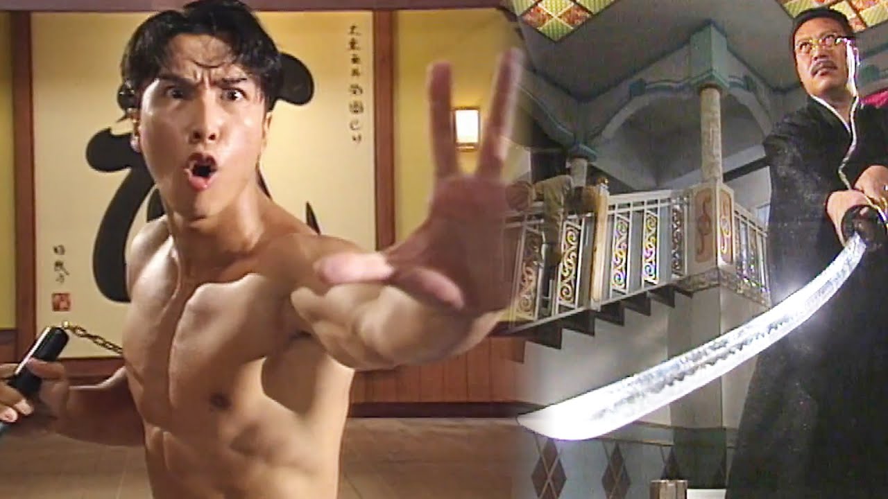 甄子丹與日本劍道高手的生死對決，雙節棍秒殺震驚全場！武侠 | KungFu | 精武門