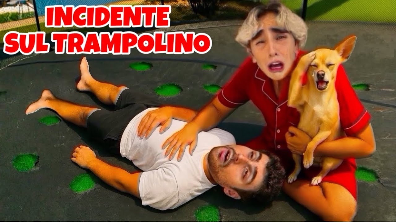 ANTO È SCIVOLATO SUL TRAMPOLINO! 😭💔 *hope piange*
