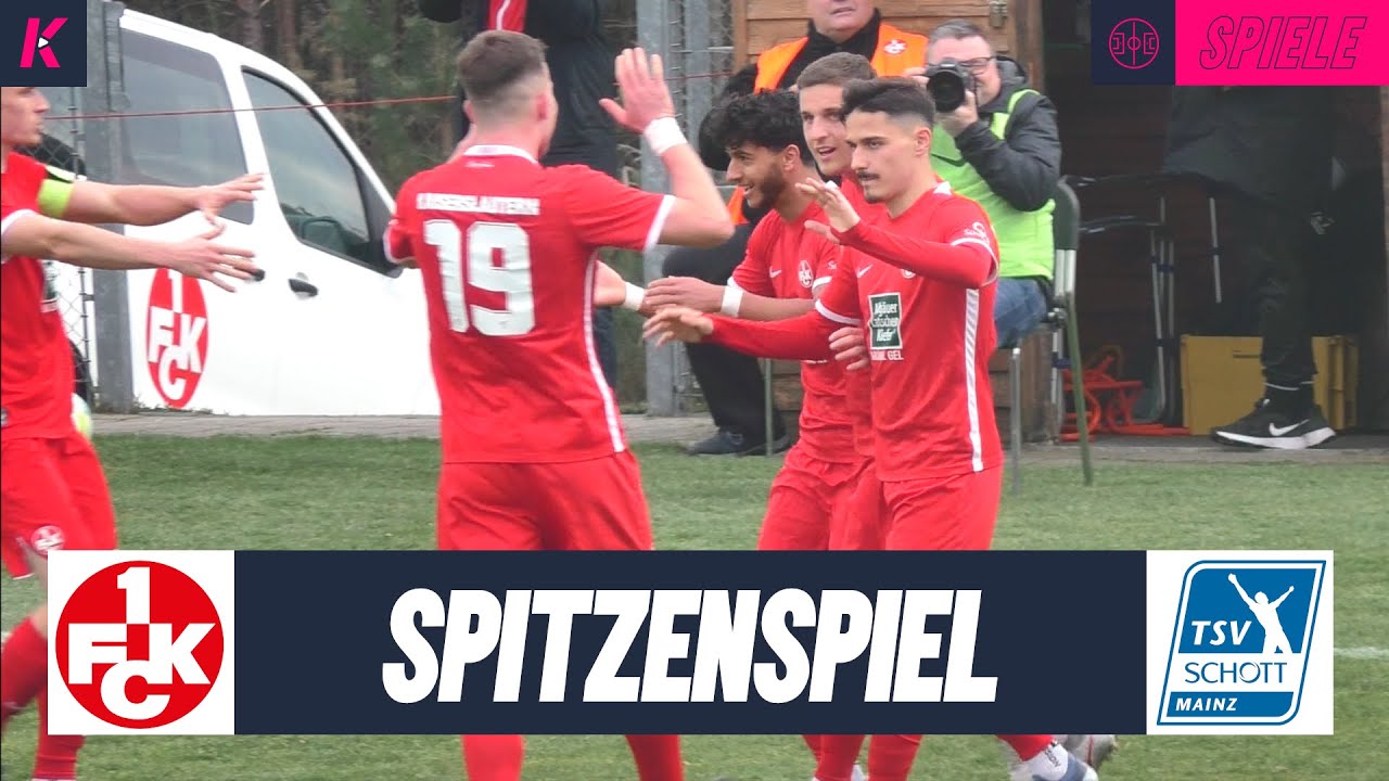 Stavridis trifft spät! Stürzt der FCK Tabellenführer Mainz? | 1. FC Kaiserslautern II - Schott Mainz