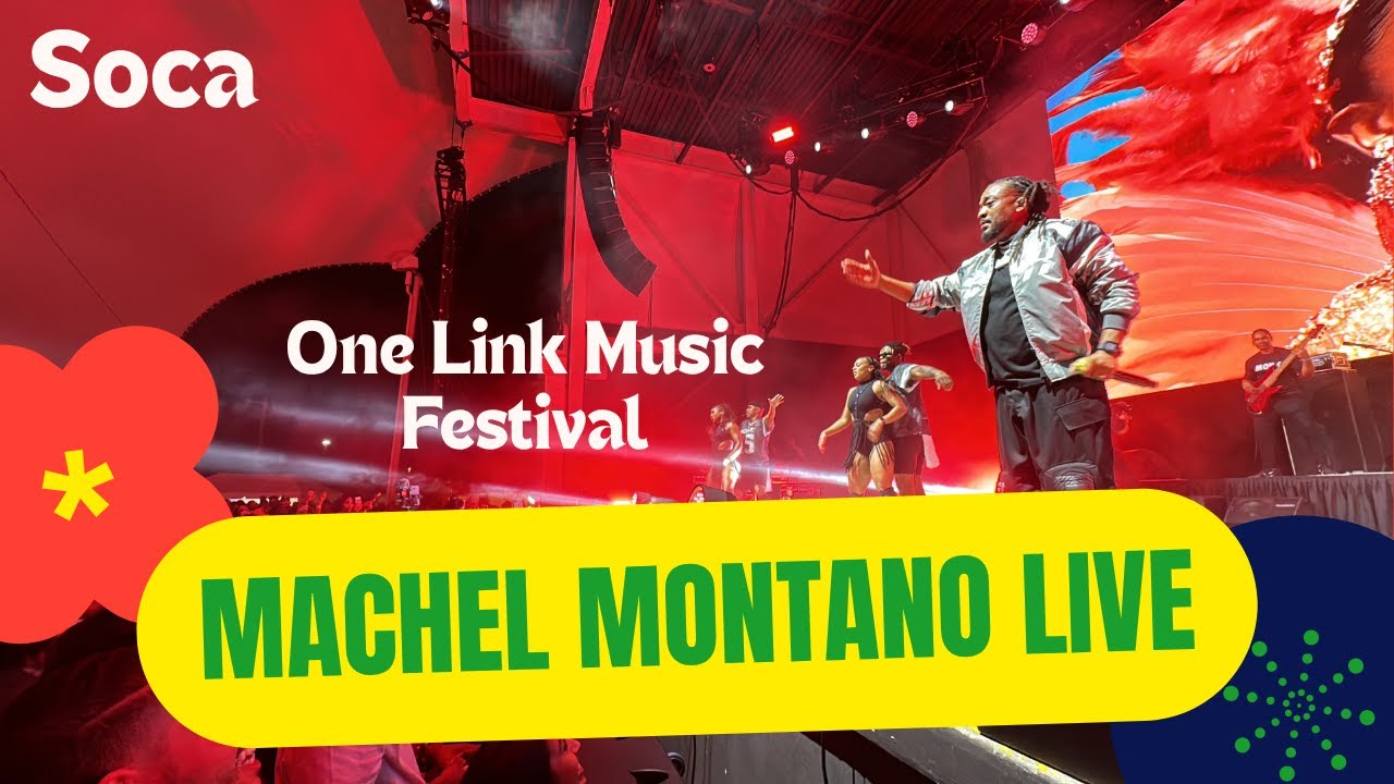 Machel Montano Soca  One Link Music Festival #soca  #caribbean #socamusic