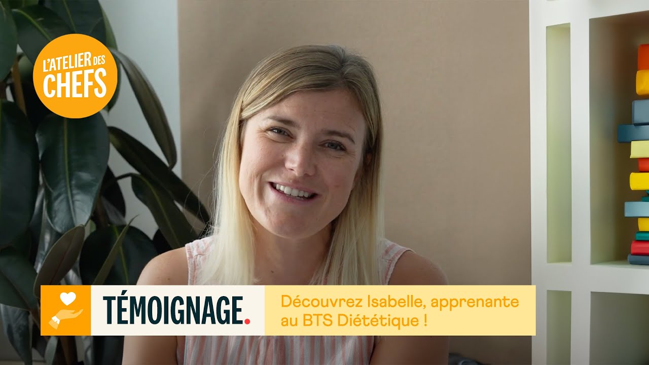 [&Agrave; LA RENCONTRE DE NOS APPRENANTS] - D&eacute;couvrez Isabelle, apprenante du BTS Di&eacute;t&eacute;tique.