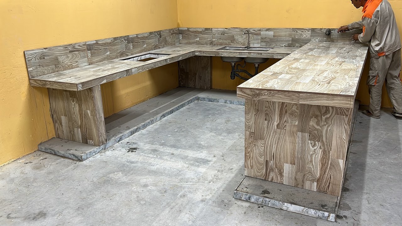 Ideas Design & Construction Kitchen Table Open Modern Luxury With Ceramic Tiles Wood Imitation