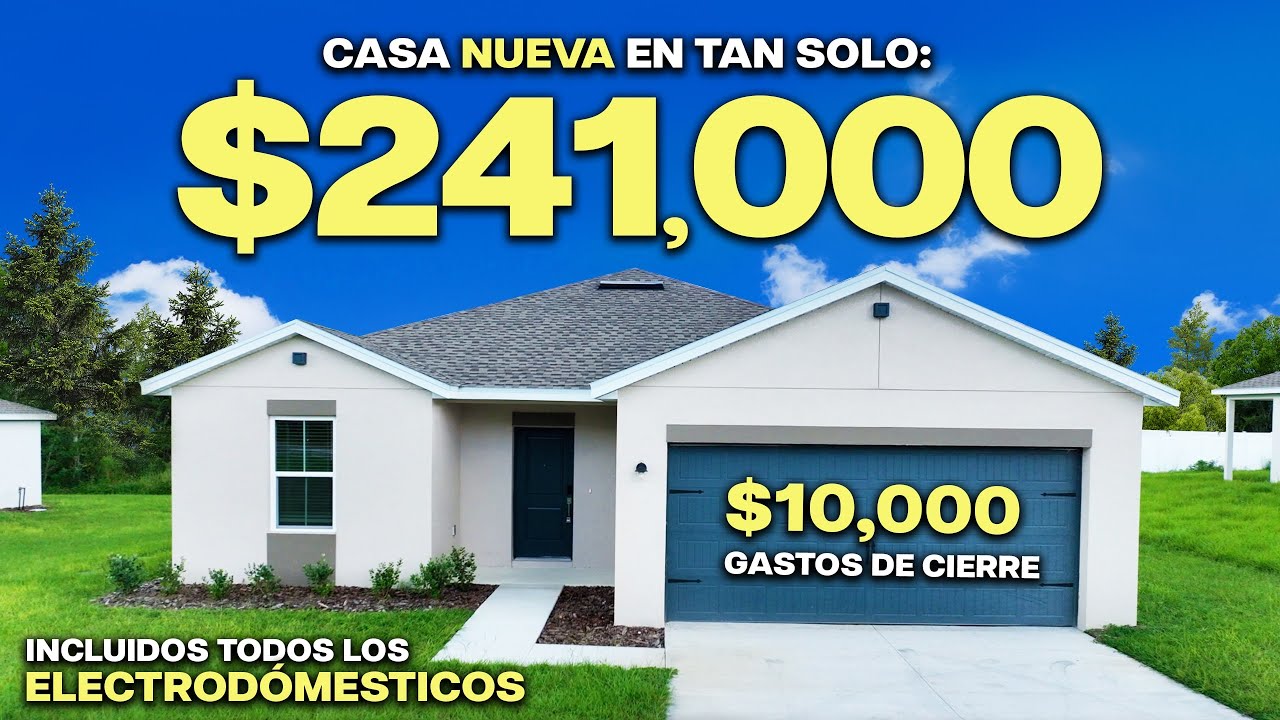 🏡🔥 ¡La CASA MÁS BARATA en Ocala! GRAN Terreno,  SIN HOA NI CDD + Gastos de Cierre😱 Tan solo $241,000